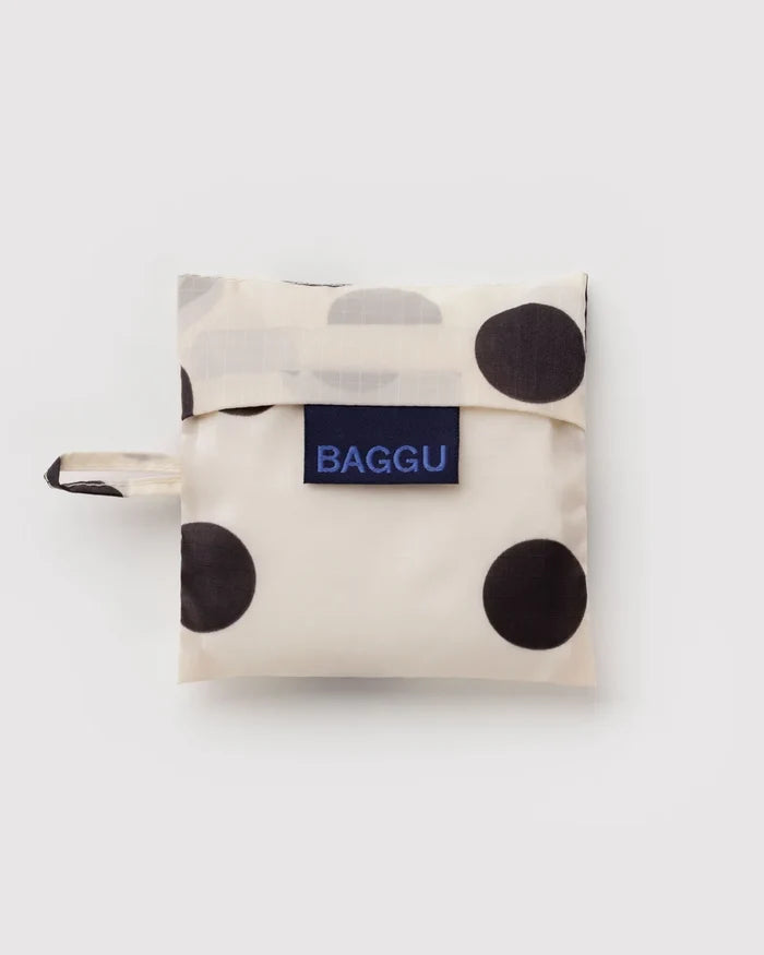 BABY BAGGU - CREAM AND BLACK POLKA DOT