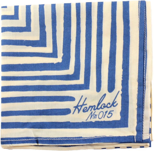 Bandana Sammie Blue + White