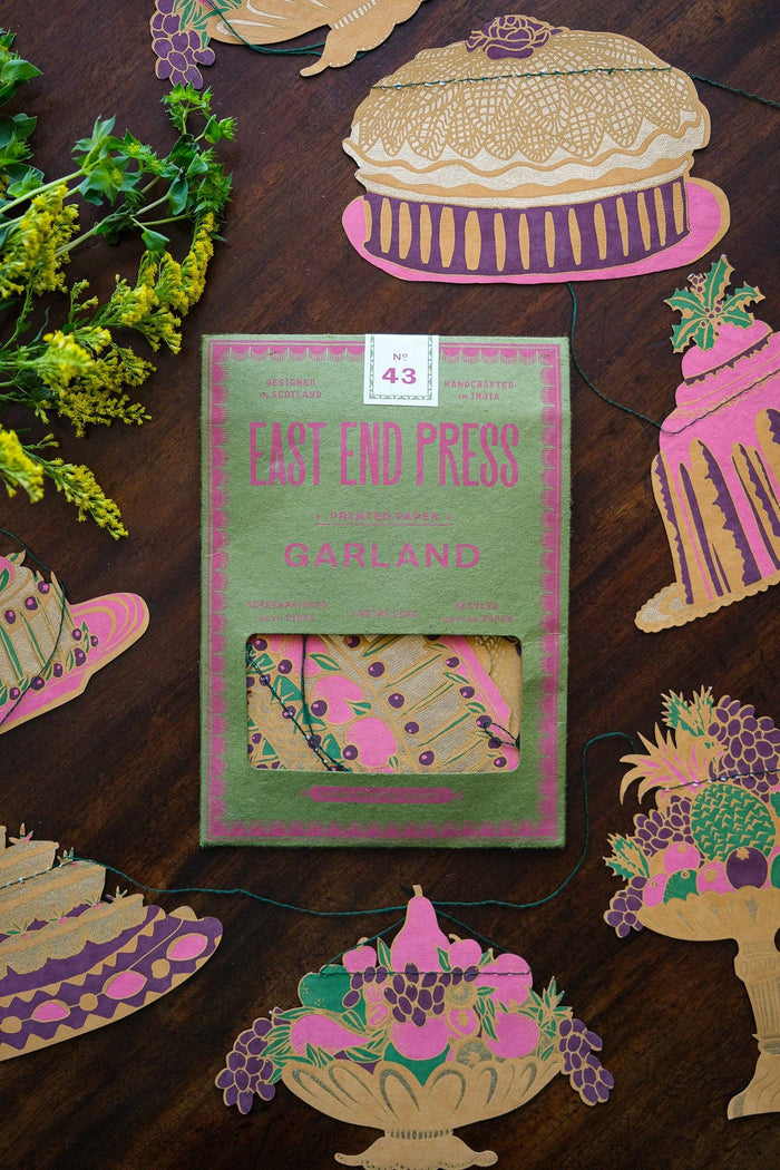 Banquet Screen Printed and Sewn Garland