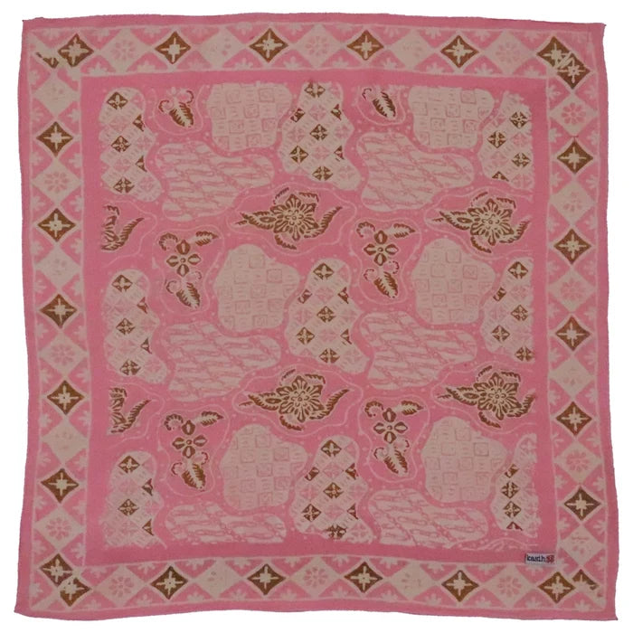 Batik Bandana - Blush Pink Brown