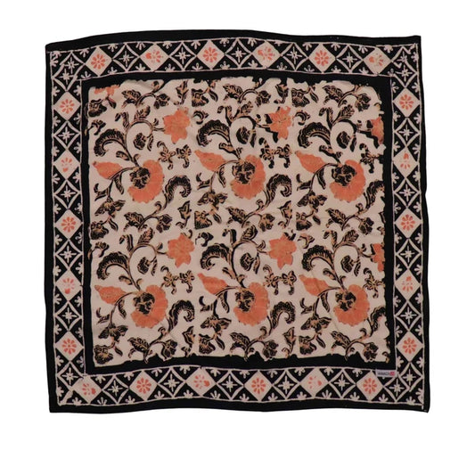 Batik Bandana - Citrus Noir Peach Orange Black