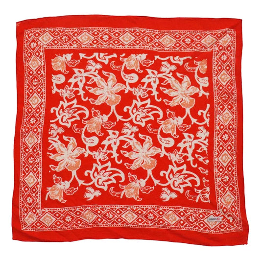 Batik Bandana - Fiery Red Floral