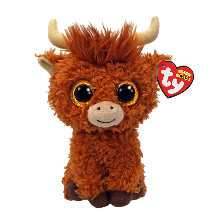 Beanie Boo Alfie Highland Cow Small