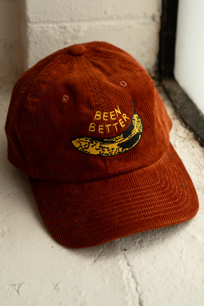 Been Better (Banana) Corduroy Dad Hat | Rust