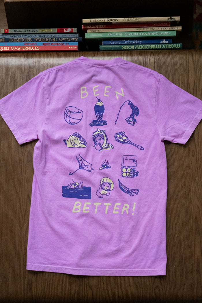 Been Better (Cone Kitty) T-Shirt | Purple Highlighter