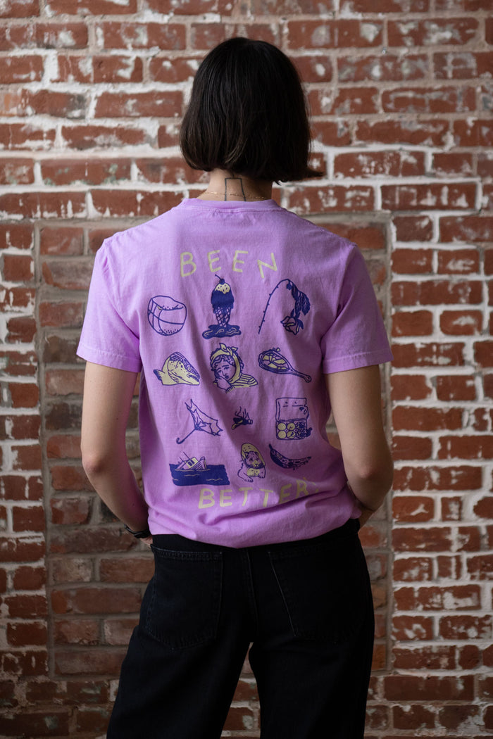 Been Better (Cone Kitty) T-Shirt | Purple Highlighter