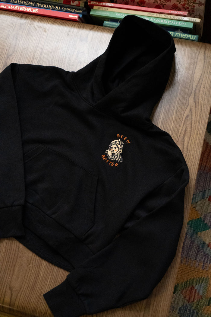 Been Better Toothache Crop Hoodie