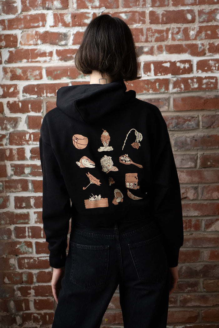 Been Better Toothache Crop Hoodie