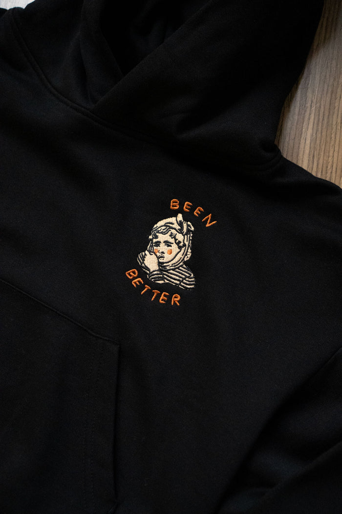 Been Better Toothache Crop Hoodie