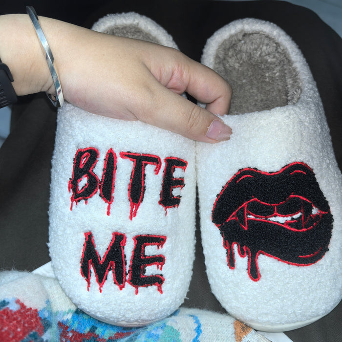 Bite Me slippers