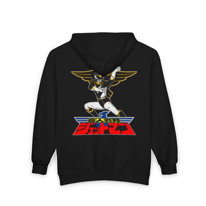 Black Condor Full Zip Hoodie Custom Graphic Art Cosplay Shirts Rangers Retro Vintage 90s