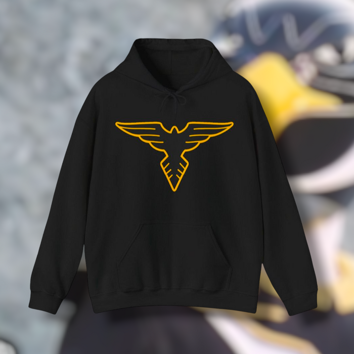 Black Condor Hoodie Super Sentai Custom Graphic Art Cosplay Shirts Rangers Retro Vintage 90s