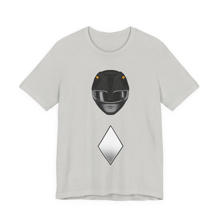 Black Helmet Tee Custom Graphic Art Cosplay Shirts Rangers Retro Vintage 90s