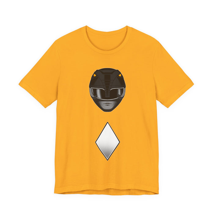 Black Helmet Tee Custom Graphic Art Cosplay Shirts Rangers Retro Vintage 90s
