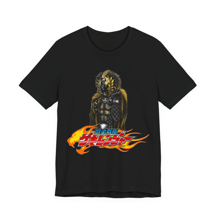 Black Lion Rio Tee Super Sentai T Shirt Custom Graphic Art Cosplay Shirts  Retro Vintage 90s
