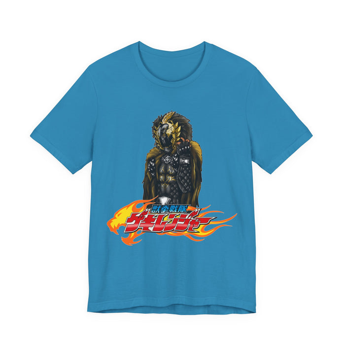 Black Lion Rio Tee Super Sentai T Shirt Custom Graphic Art Cosplay Shirts  Retro Vintage 90s