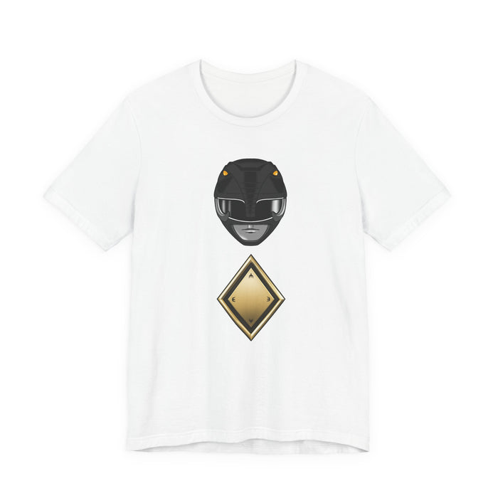 Black Shield Tee Super Sentai T Shirt Custom Graphic Art Cosplay Shirts Rangers Retro Vintage 90s