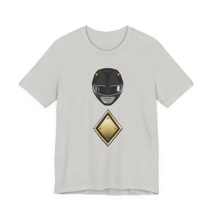 Black Shield Tee Super Sentai T Shirt Custom Graphic Art Cosplay Shirts Rangers Retro Vintage 90s