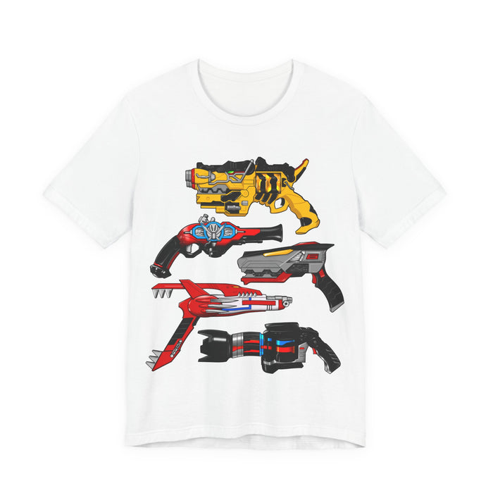 Blaster Tee Super Sentai T Shirt Custom Graphic Art Cosplay Shirts Rangers Retro Vintage 90s
