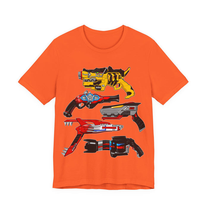 Blaster Tee Super Sentai T Shirt Custom Graphic Art Cosplay Shirts Rangers Retro Vintage 90s