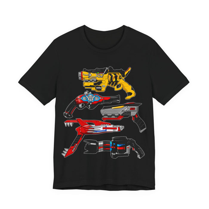 Blaster Tee Super Sentai T Shirt Custom Graphic Art Cosplay Shirts Rangers Retro Vintage 90s