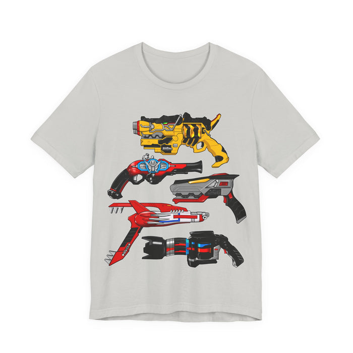 Blaster Tee Super Sentai T Shirt Custom Graphic Art Cosplay Shirts Rangers Retro Vintage 90s