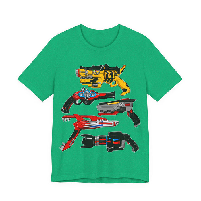 Blaster Tee Super Sentai T Shirt Custom Graphic Art Cosplay Shirts Rangers Retro Vintage 90s