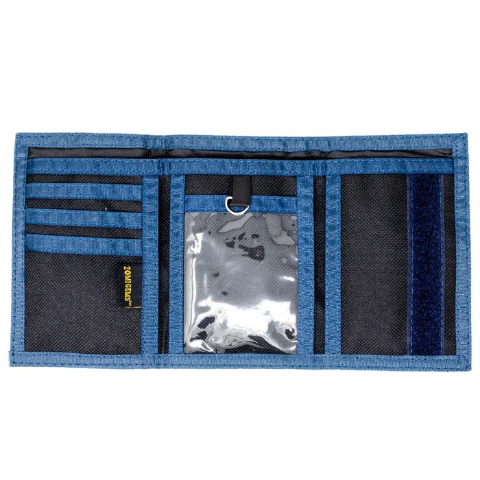 Blue Checkered Wallet