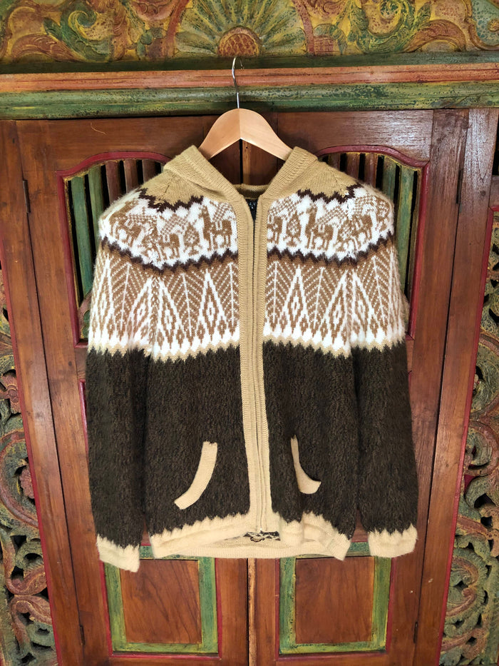 Bolivian Alpaca Knit Jumper