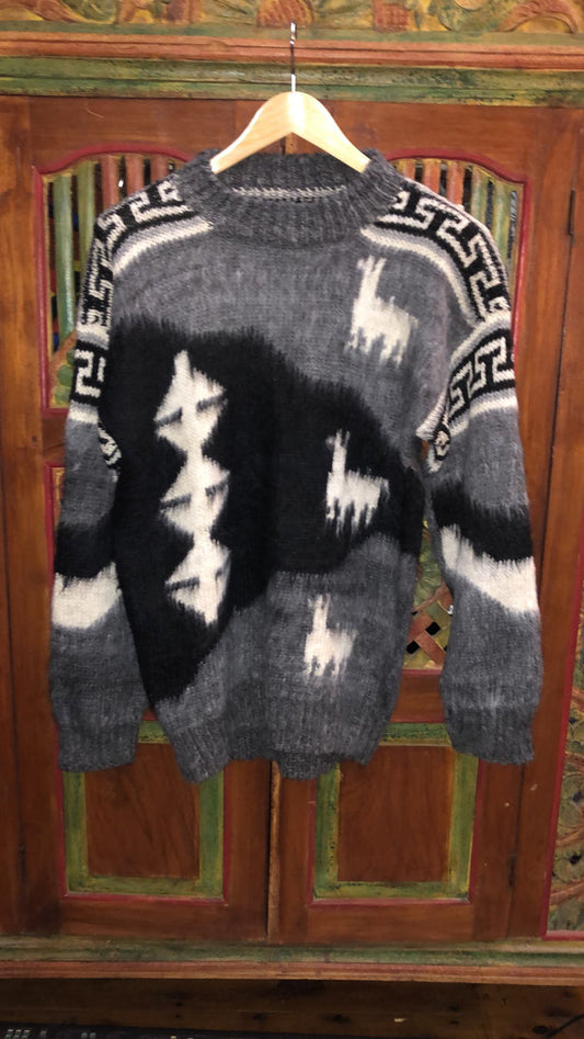 Bolivian Double Alpaca Knit Jumper