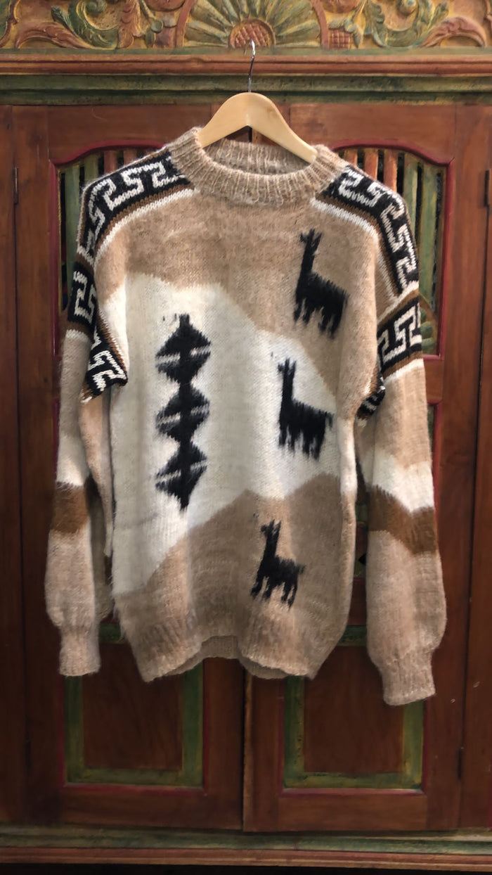 Bolivian Double Alpaca Knit Jumper