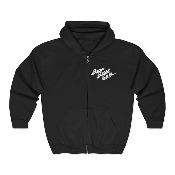 BoonBoomger Full Zip Hoodie Super Sentai Custom Graphic Art Cosplay Shirts Rangers Retro Vintage 90s