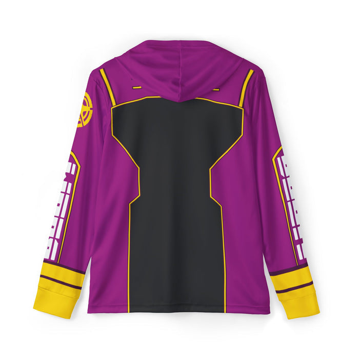 Boonboomger Purple Hoodie (Full Print) Super Sentai Lightweight, Breathable, workout, pull over, fitness Hoodie Super Sentai Custom