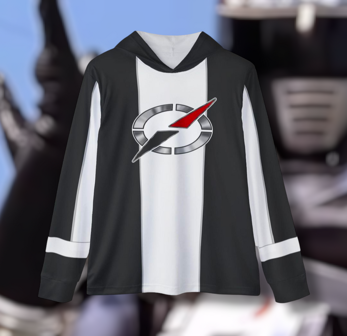 Boukenger Bouken Black Hoodie (Full Print) Lightweight, Breathable, workout, pull over, fitness Hoodie Super Sentai Custom