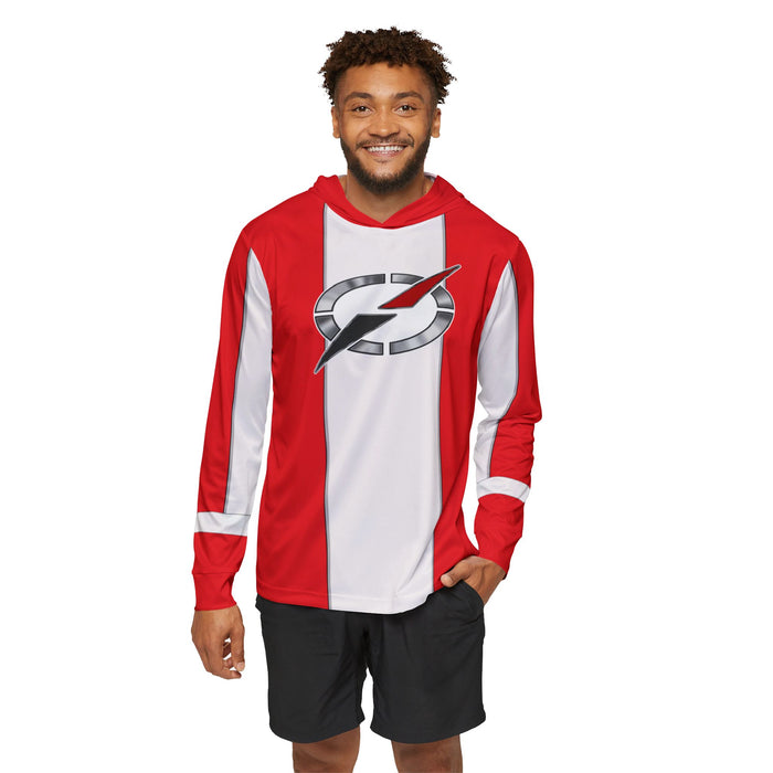 Boukenger Bouken Red Hoodie (Full Print) Lightweight, Breathable, workout, pull over, fitness Hoodie Super Sentai Custom