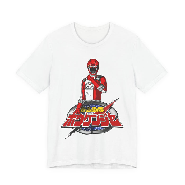 Boukenger Red Tee Super Sentai T Shirt Custom Graphic Art Cosplay Shirts Rangers Retro Vintage 90s