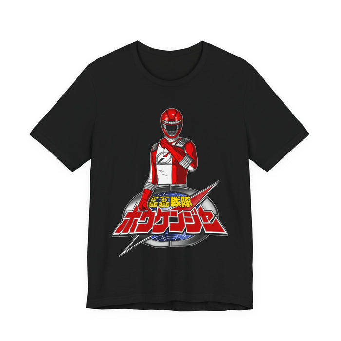Boukenger Red Tee Super Sentai T Shirt Custom Graphic Art Cosplay Shirts Rangers Retro Vintage 90s