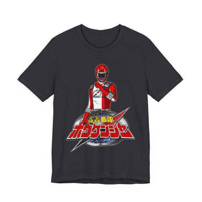 Boukenger Red Tee Super Sentai T Shirt Custom Graphic Art Cosplay Shirts Rangers Retro Vintage 90s