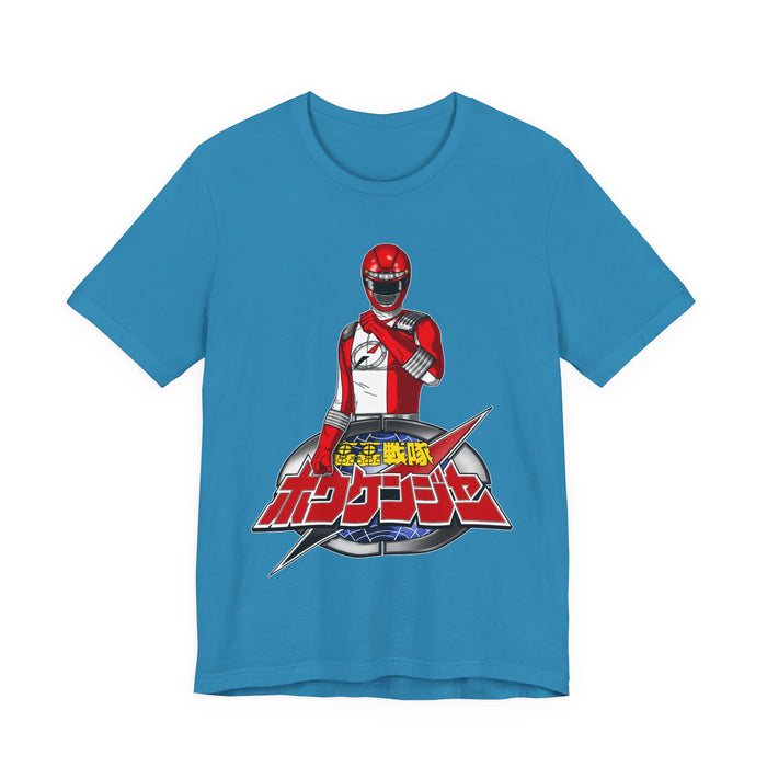 Boukenger Red Tee Super Sentai T Shirt Custom Graphic Art Cosplay Shirts Rangers Retro Vintage 90s