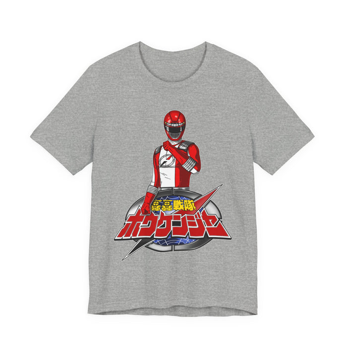 Boukenger Red Tee Super Sentai T Shirt Custom Graphic Art Cosplay Shirts Rangers Retro Vintage 90s