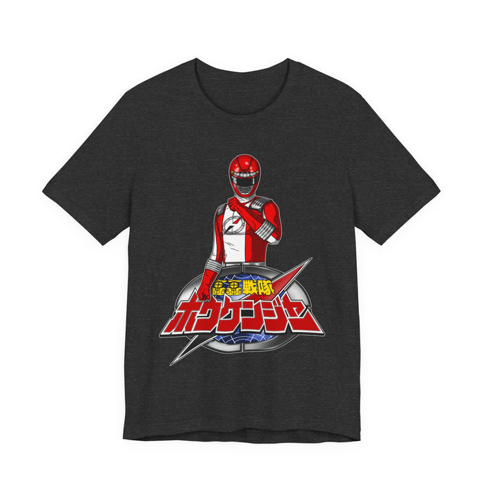 Boukenger Red Tee Super Sentai T Shirt Custom Graphic Art Cosplay Shirts Rangers Retro Vintage 90s