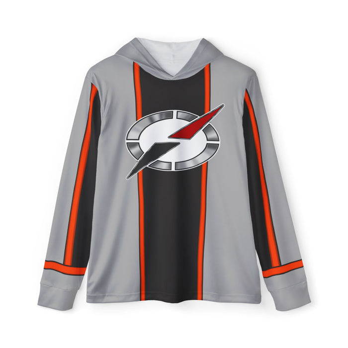 Boukenger Silver Hoodie (Full Print) Lightweight, Breathable, workout, pull over, fitness Hoodie Super Sentai Custom