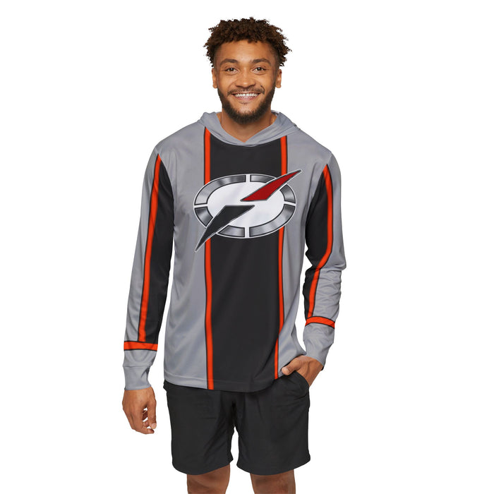 Boukenger Silver Hoodie (Full Print) Lightweight, Breathable, workout, pull over, fitness Hoodie Super Sentai Custom