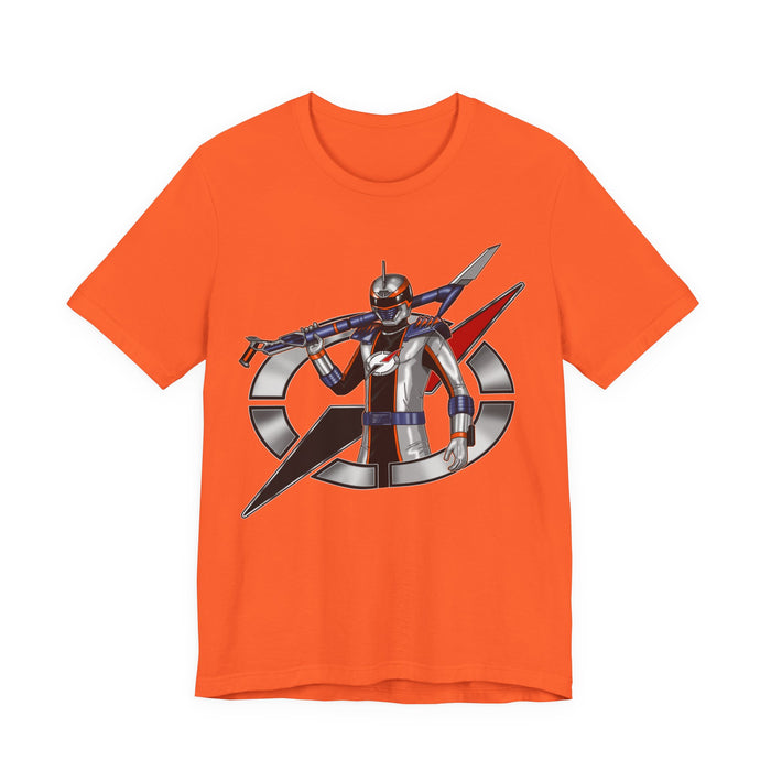 Boukenger Silver Ranger Tee Super Sentai T Shirt Custom Graphic Art Cosplay Shirts Rangers Retro Vintage 90s