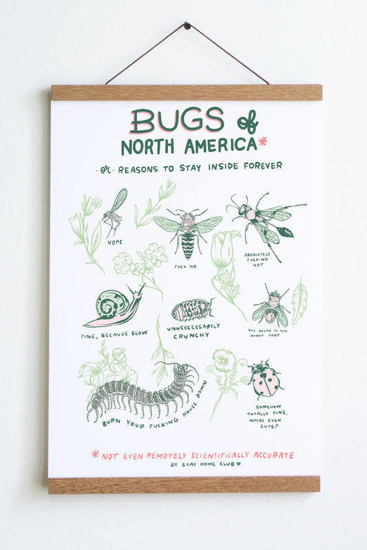 Bugs of North America Print