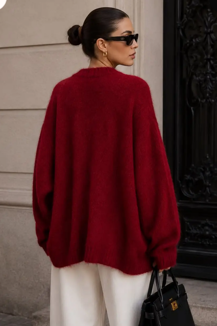 Cardigan „Josy“ Bordeaux