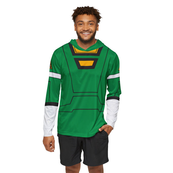 Carranger Green Racer Hoodie (Full Print) Super Sentai Custom Lightweight, Breathable, Workout, Pull over, Fitness, Retro