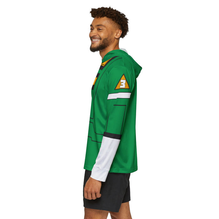 Carranger Green Racer Hoodie (Full Print) Super Sentai Custom Lightweight, Breathable, Workout, Pull over, Fitness, Retro