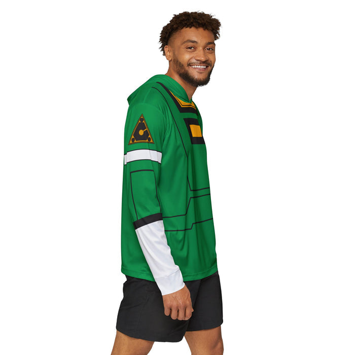 Carranger Green Racer Hoodie (Full Print) Super Sentai Custom Lightweight, Breathable, Workout, Pull over, Fitness, Retro