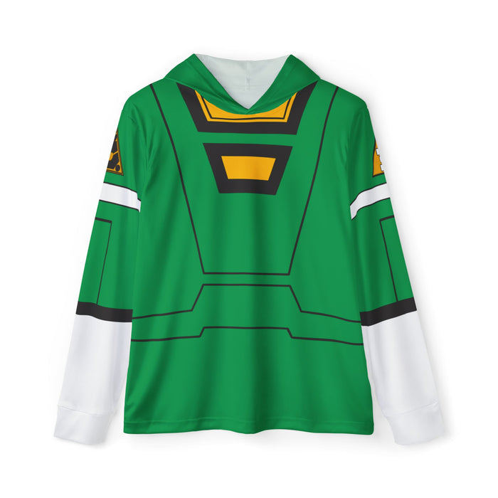 Carranger Green Racer Hoodie (Full Print) Super Sentai Custom Lightweight, Breathable, Workout, Pull over, Fitness, Retro